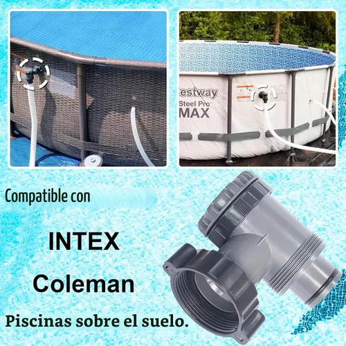 Vista 3 de Válvula de émbolo de cierre compatible con piscina sobre tierra Coleman BW