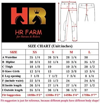 Vista 5 de HR Farm - Mallas de silicona para mujer, para montar a caballo, con agarre de gel, con bolsillo UPF50+