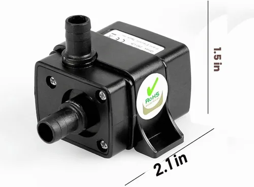 Vista 6 de Mountain ark Mini bomba de agua sumergible 240L/H 63 galones bomba anfibia para acuario jardín estanque caída fuentes hidropónicas