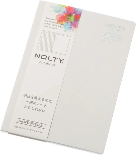 Vista 29 de NOLTY NTBNT1104 - Cuaderno A5, asimétrico, rayado de 0.24 pulgadas (0.236 in), cuadrado con puntos, naranja