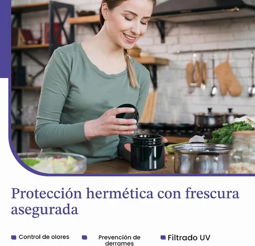 Vista 4 de Infinity Jars Tarro alto de cristal negro 3.4 fl oz, hermético ultravioleta