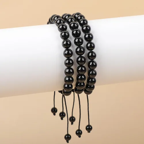 Vista 81 de AD Beads Pulseras de piedras preciosas unisex de 0.315 pulgadas (0.315 in), macramé curativo ajustable de 7 a 9 pulgadas Usa esta pulsera