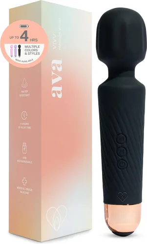 Vista 12 de Ava Vibrador de varita sexual [vibrador estimulador de clítoris] Vibrador para mujer Juguete sexual Regalos para mujeres 20 patrones y 8