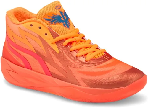 Vista 2 de PUMA Mb.02 X Supernova - Tenis de baloncesto para hombre, color naranja