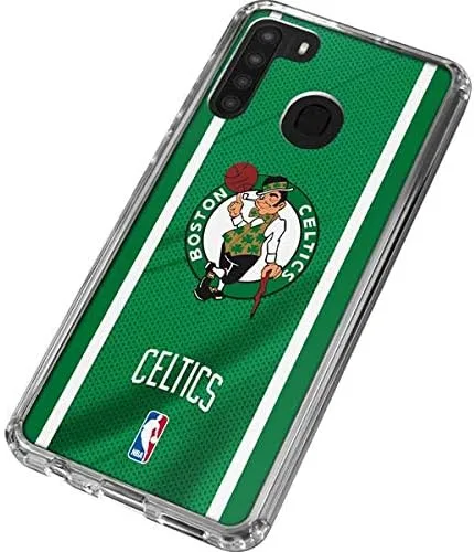 Vista 3 de Skinit - Carcasa para Galaxy A21, diseño de los Boston Celtics de la NBA