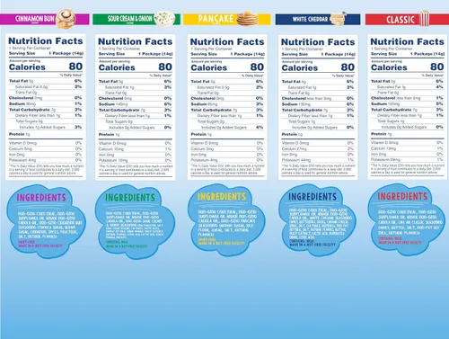 Vista 2 de Like Air Puffcorn Paquete variado de 5 sabores (0.5 oz, paquete de 10) – Bocadillos de una sola porción, 80 calorías, sin gluten, kosher, maíz sin