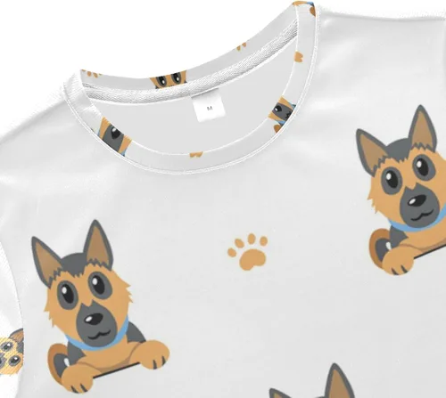 Vista 5 de German Shepherd Dog Boy Clothes Summer Outfits for Boys Shirt Shorts Set Playwear for Kids Boys Girls