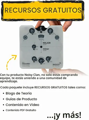 Vista 9 de Herramienta de Rueda del Círculo de Quintas con Soporte Integrado - Herramienta de Aprendizaje Musical para el Regreso a Clases - Decodificador