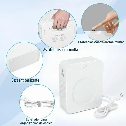 Vista 6 de uyoyous - Convertidor de voltaje de 2000 W, 110 V a 220 V, 120 V a 240 V
