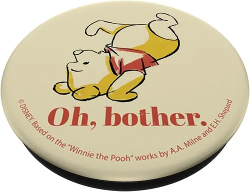 Vista 2 de Disney Winnie The Pooh Oh, Bother Vintage Retrato PopSockets Adhesivo PopGrip