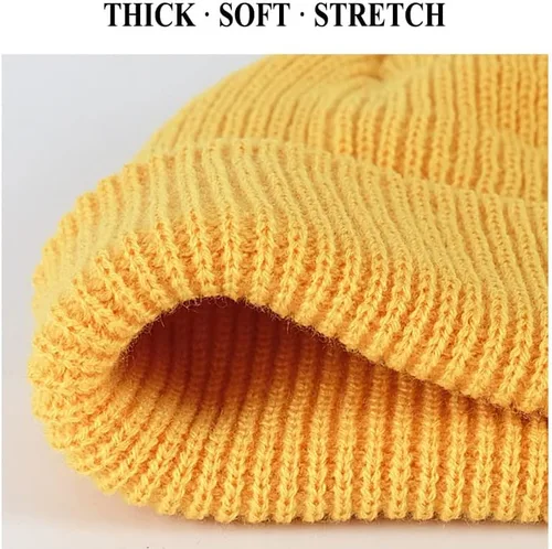 Vista 4 de TopTie Gorros de punto de invierno para adolescentes, gorro de trineo cálido y suave