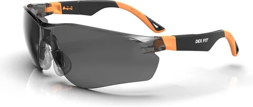 Vista 12 de DEX FIT Gafas de seguridad SG210N – Antivaho y resistentes a los arañazos Z87.1 protección ocular, patillas ajustables y agarre antideslizante