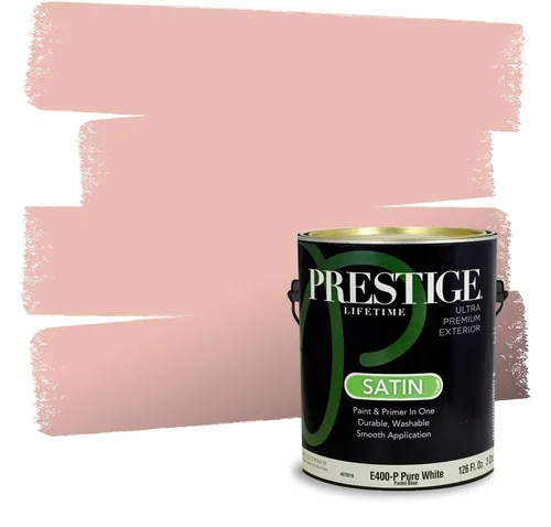 Vista 638 de Prestige Paints Pintura exterior e imprimación en uno, 1 galón, plano, coincidencia comparable de Valspar* Amber Rose*