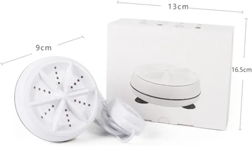 Vista 2 de GLEAVI Mini lavadora Máquina de limpieza de lavandería portátil para viajes Lavandería infantil