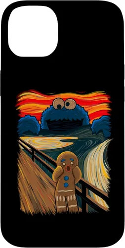 Vista 15 de Cookie Muncher The Scream Munch Monster Joke Funda para iPhone 17