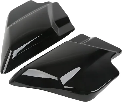 Vista 5 de XMT-MOTO - Par de paneles de cubierta lateral de batería para Harley Touring Road King Street Glide Electra Glide 2009 y posterior, negro brillante