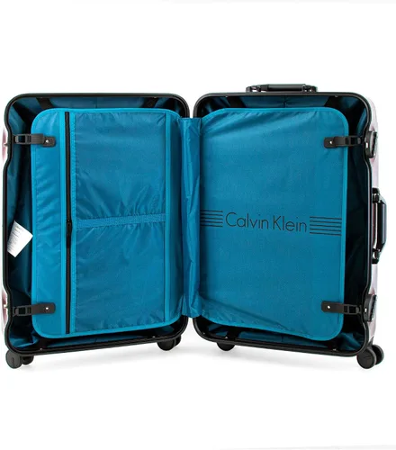 Vista 8 de Calvin Klein Fulton 20 Hardside Spinner equipaje con cerradura TSA Burgundy Fulton