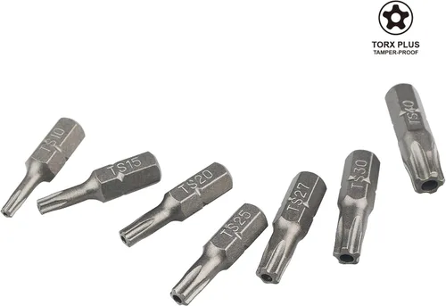 Vista 4 de K001 Torx Plus - Juego de brocas de seguridad a prueba de manipulaciones de 5 puntos, 7 piezas
