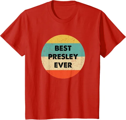 Vista 3 de Camiseta Presley Name, Negro, S