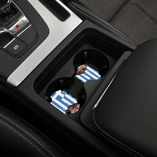 Vista 2 de Eagle of American - Portavasos universales para todos los vehículos, accesorios impermeables para portavasos (0.2 in de grosor/2.7 in) de neopreno