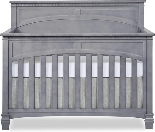 Vista 2 de Evolur Santa Fe - Cuna convertible 5 en 1, color gris tormenta Gris (Storm Grey)