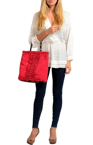 Vista 6 de Rojo Valentino Mujer True lazos rojos decorado bolso de hombro bolsa