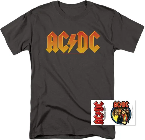 Vista 2 de Popfunk ACDC Logo - Camiseta unisex para hombre