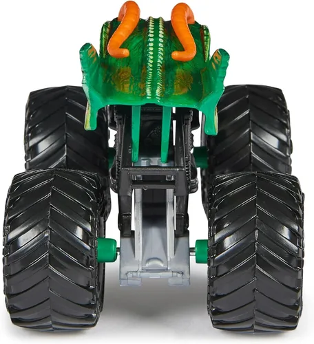 Vista 6 de Monster Jam 2023 Spin Master 1:64 Serie de camiones fundidos a troquel 32 Legacy Trucks Dragon