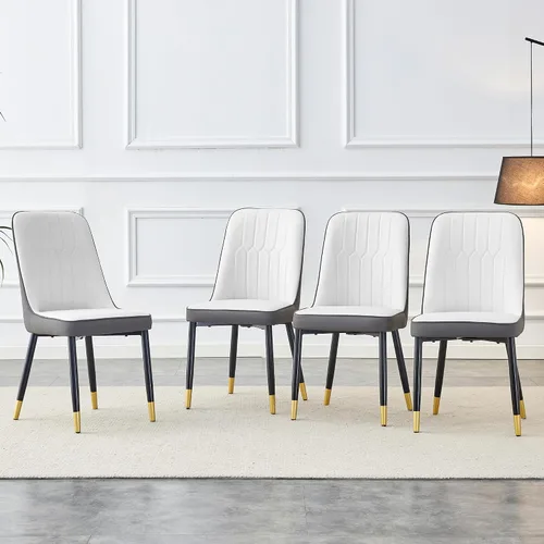 Vista 21 de Juego de 2 sillas de comedor para sala de estar, cocina, dormitorio, sala de estar, silla auxiliar Sillas De Comedor para Comedor, cómodas