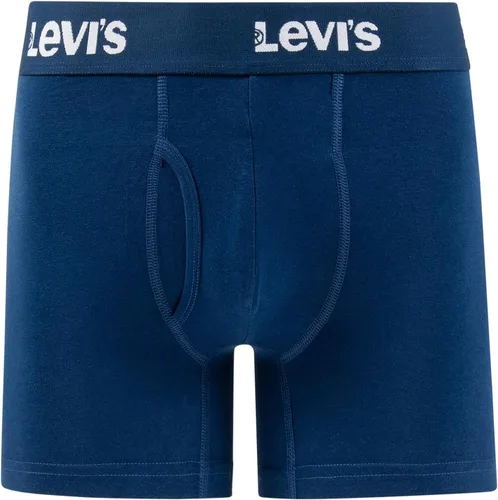 Vista 4 de Levi's Calzoncillos tipo bóxer para hombre, algodón elástico transpirable para hombre, paquete de 3