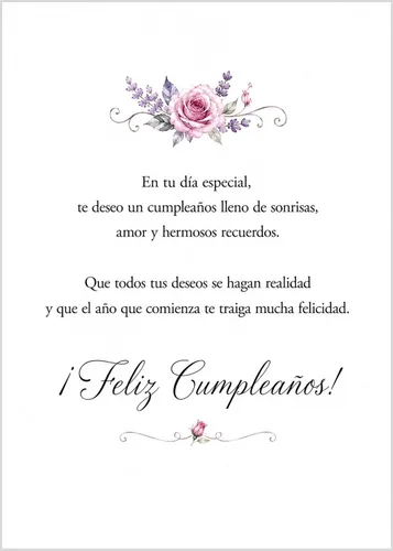 Vista 2 de Greeting Card Feliz Cumpleaños Suegra - Feliz cumpleaños suegra