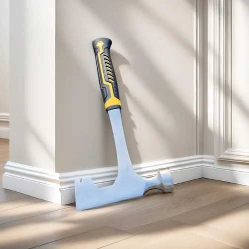 Vista 4 de BUSKPOK - Hacha de martillo para paneles de yeso, herramienta de tablero de pared de 14 onzas con cara fresada