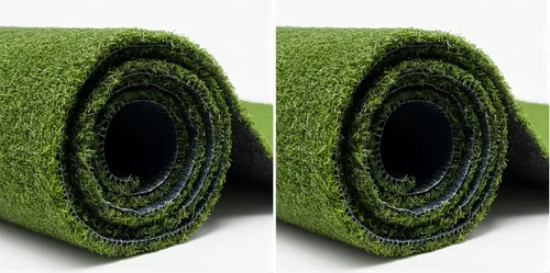Vista 15 de [Usado] Ottomanson Césped Artificial Turf de 22" x 20' para Interiores y Exteriores, Alfombra de Césped Sintético con Agujeros de Drenaje