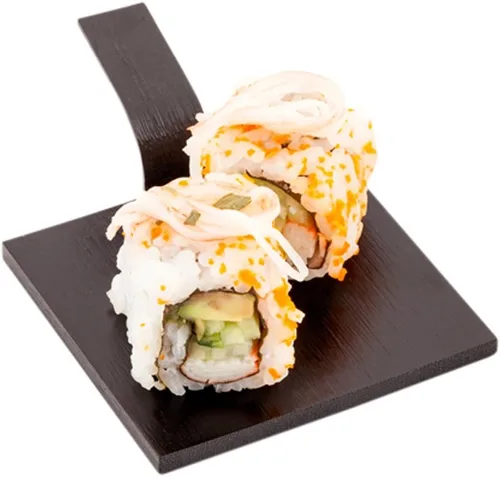 Vista 7 de Restaurantware Platos de bambú de 7 x 2.25 pulgadas, 100 bandejas negras – bandejas rectangulares desechables de bambú negro para servir sushi