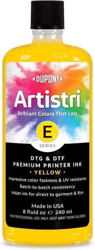 Vista 7 de Artistri® Serie E DTG y DTF Tinta - Negro - 8 oz