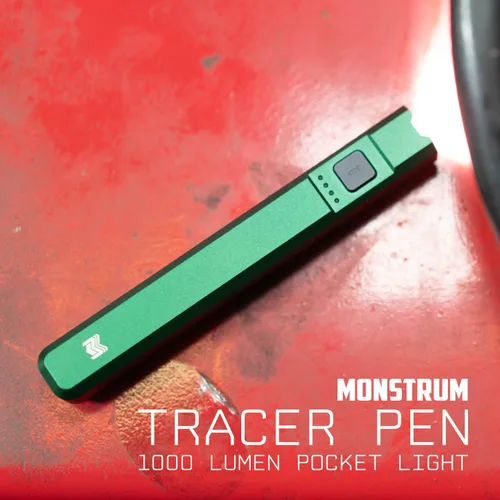 Vista 2 de Monstrum Linterna de bolsillo delgada Tracer Pen de 1000 lúmenes