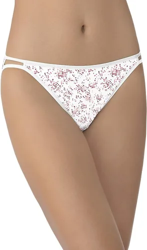 Vista 24 de Vanity Fair Bragas de bikini con tira para mujer, Illumination, con elástico sedoso y ribete de satén Paquete de 3 Negro (Midnight Black)