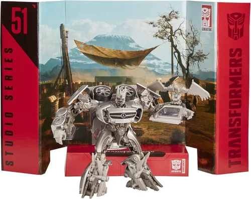 Vista 4 de Transformers Toys Serie Studio 51 Clase Deluxe de la película Dark of The Moon Soundwave Figura de acción – Niños a partir de 8 años, 4.5 pulgadas