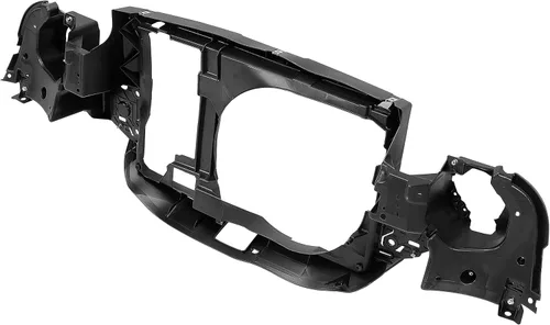 Vista 7 de ECOTRIC Soporte de radiador compatible con 2002-2008 Mini Cooper Base Modelo Replacememnt para #51647200799 MC1225101 Panel de montaje de plástico
