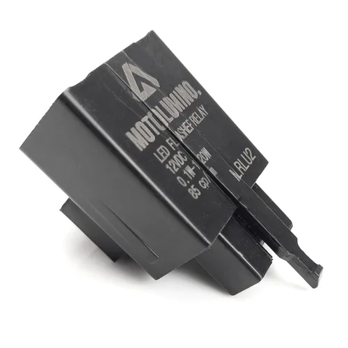Vista 3 de Aharon Motolumino Relé intermitente para motocicleta LED universal de 12 V / halógeno Compatible con conector Honda de 4 pines Relé