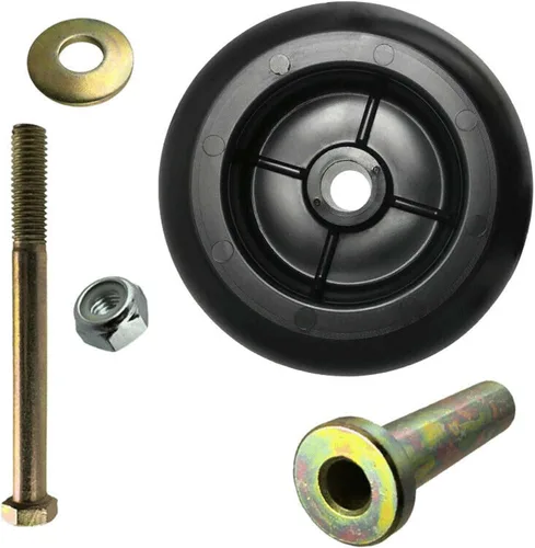 Vista 5 de Rueda de cubierta de plástico para cortacésped Exmark Toro 103-3168 103-4051 1-603299 103-7263 109-9011 con kits de hardware