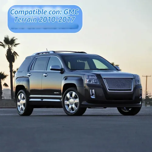 Vista 3 de Protector de lluvia apto para GMC Terrain 2010-2017, deflector de visera de ventana lateral de montaje exterior, protector de sombra de ventilación