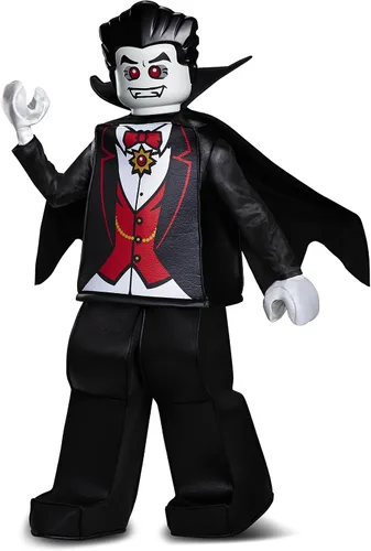 Vista 2 de Disguise Lego Vampire Prestige, disfraz negro, pequeño (4-6)