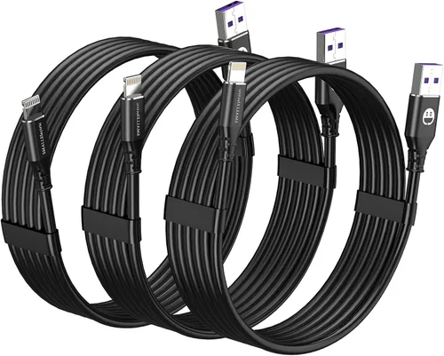 Vista 16 de SMALLElectric Paquete de 3 cargadores MFi para iPhone de 1 pie de cable Lightning corto Cable Lightning corto de 1 pie con certificación MFi