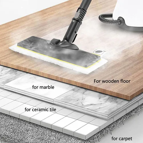 Vista 6 de Almohadillas de repuesto para trapeador de vapor compatibles con Karcher SC limpiador de vapor, paño de microfibra para trapeador de vapor, juego