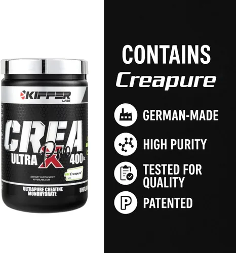 Vista 3 de Kifffer Labs Creapure Ultra Pro - Monohidrato de creatina en polvo, 14.11 oz (80 porciones), creatina alemana pura sin sabor, para hombres