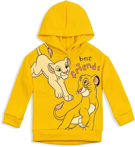 Vista 3 de Disney Lion King Simba - Sudadera con capucha y forro polar cruzado para niñas