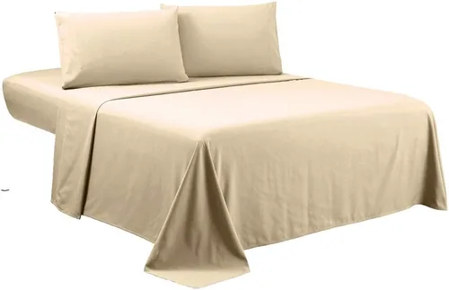 Vista 8 de Sfoothome - Juego de sábanas individuales de lujo para hotel, juego de ropa de cama de 3 piezas, color negro, bolsillo extra profundo, juego de ropa