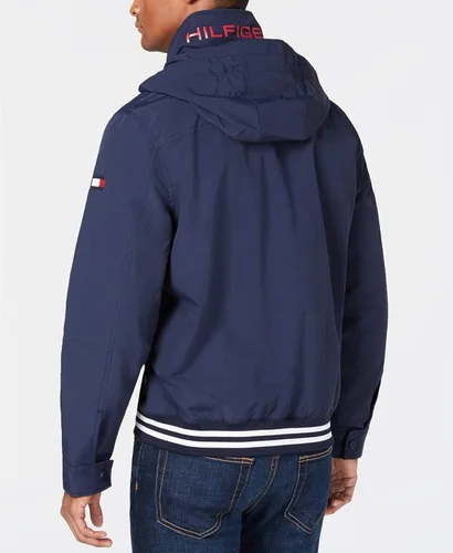 Vista 2 de Tommy Hilfiger Mens Lightweight Waterproof Regatta Bomber Jacket
