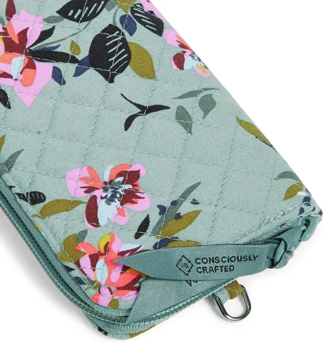 Vista 3 de Vera Bradley Women's Cotton Bifold Wallet with RFID Protection